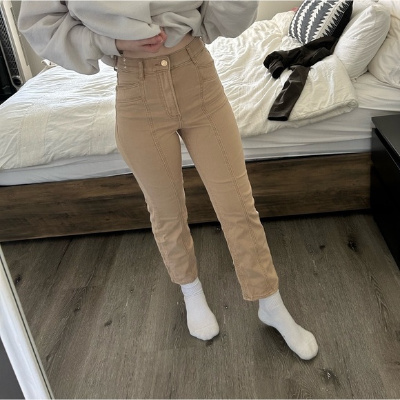 Express Straight Super High Rise Pants - Picture 15 of 15
